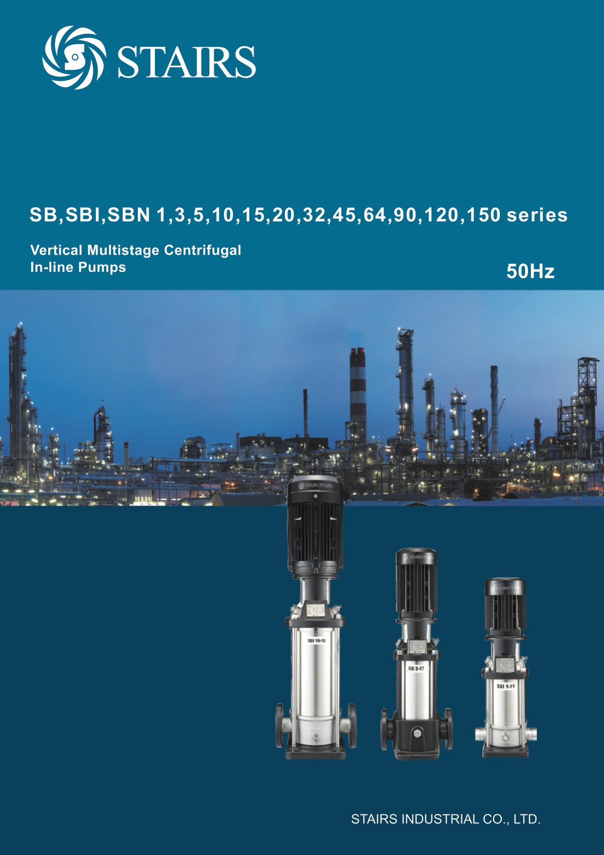 SB, SBI, SBN Series Vertical Multistage Centrifugal In-line Pumps 50Hz - 0001